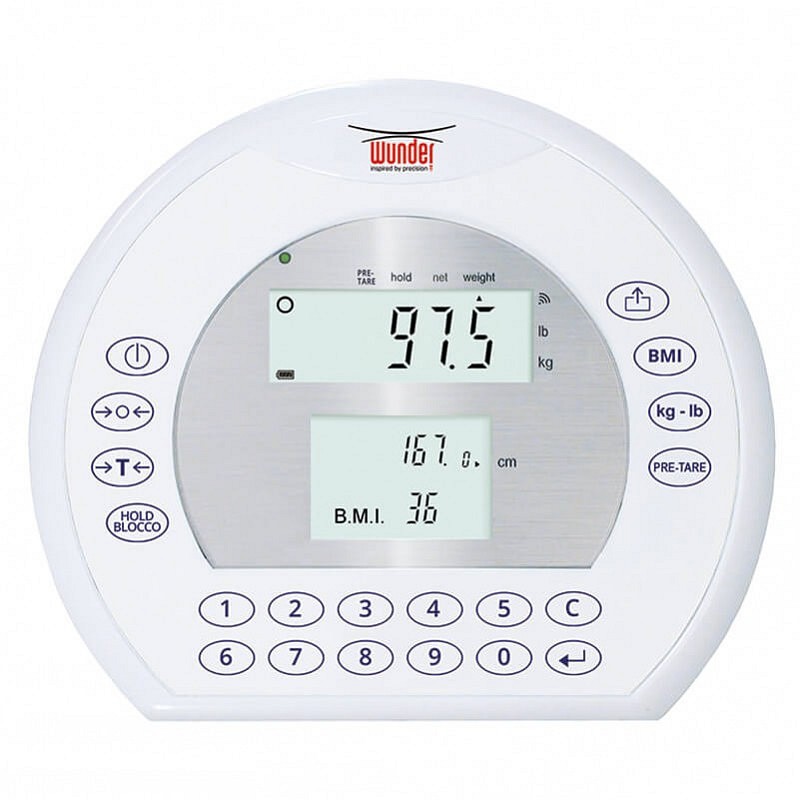 Báscula personal electrónica portátil profesional con imc rb-l