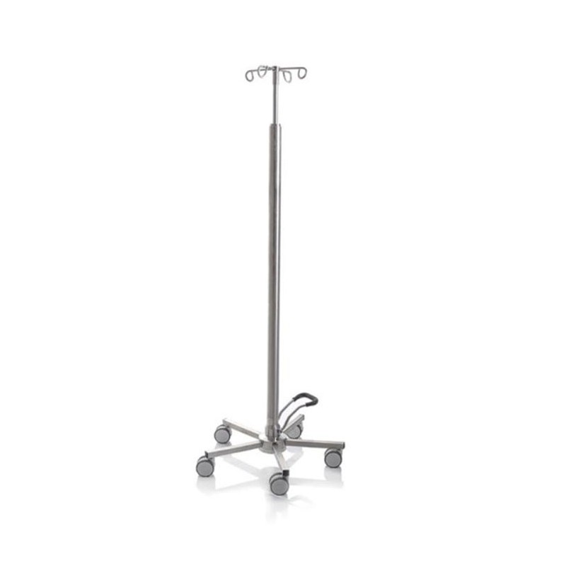 Piston elevating stainless steel hypodermoclysis stand