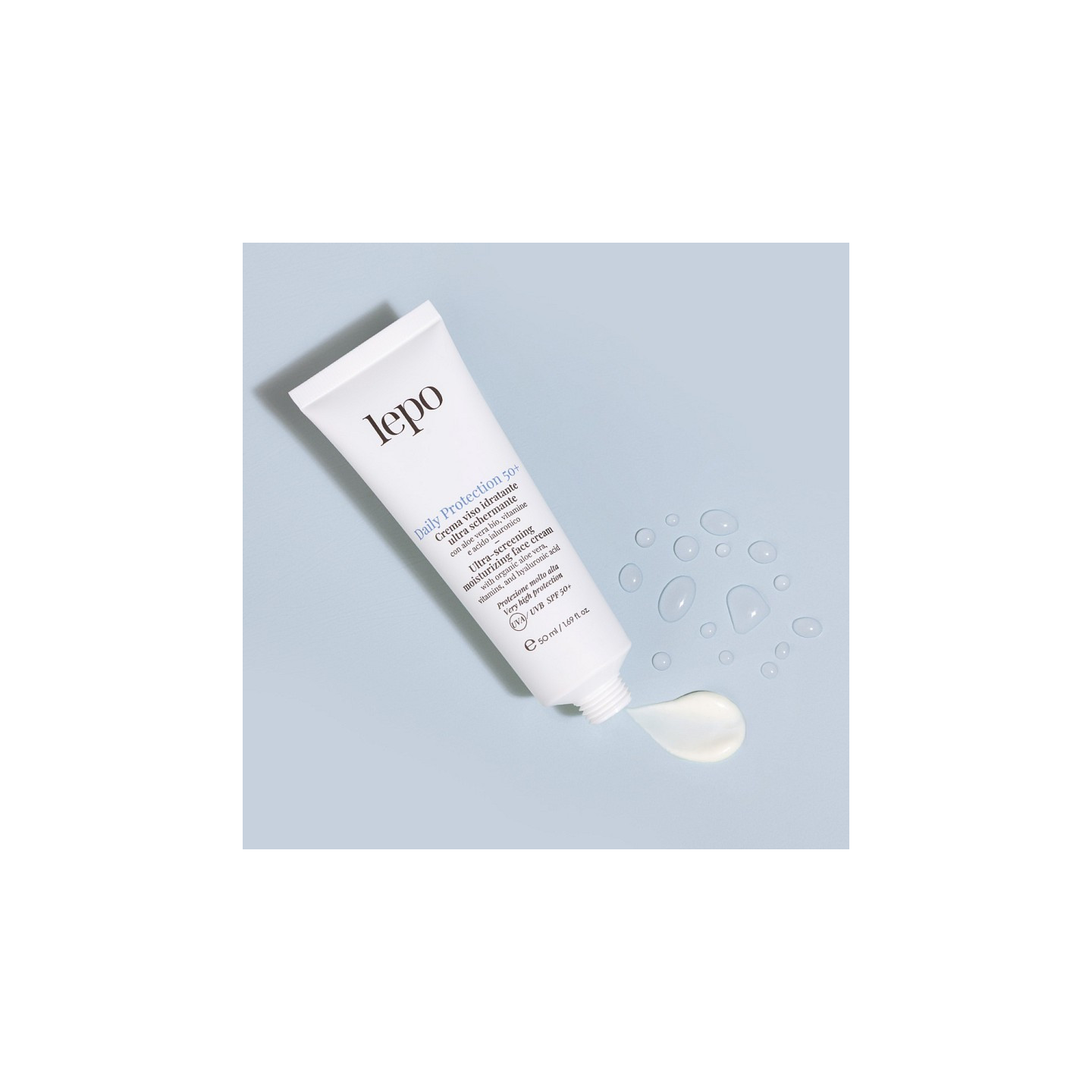 DAILY PROTECTION 50+ Crema viso idratante ultra schermante – Protezione molto alta UVA/UVB SPF 50+