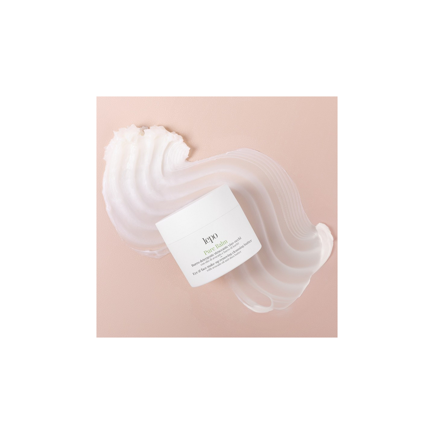 PURE BALM Burro detergente struccante viso-occhi con olio di avocado e burro di karité