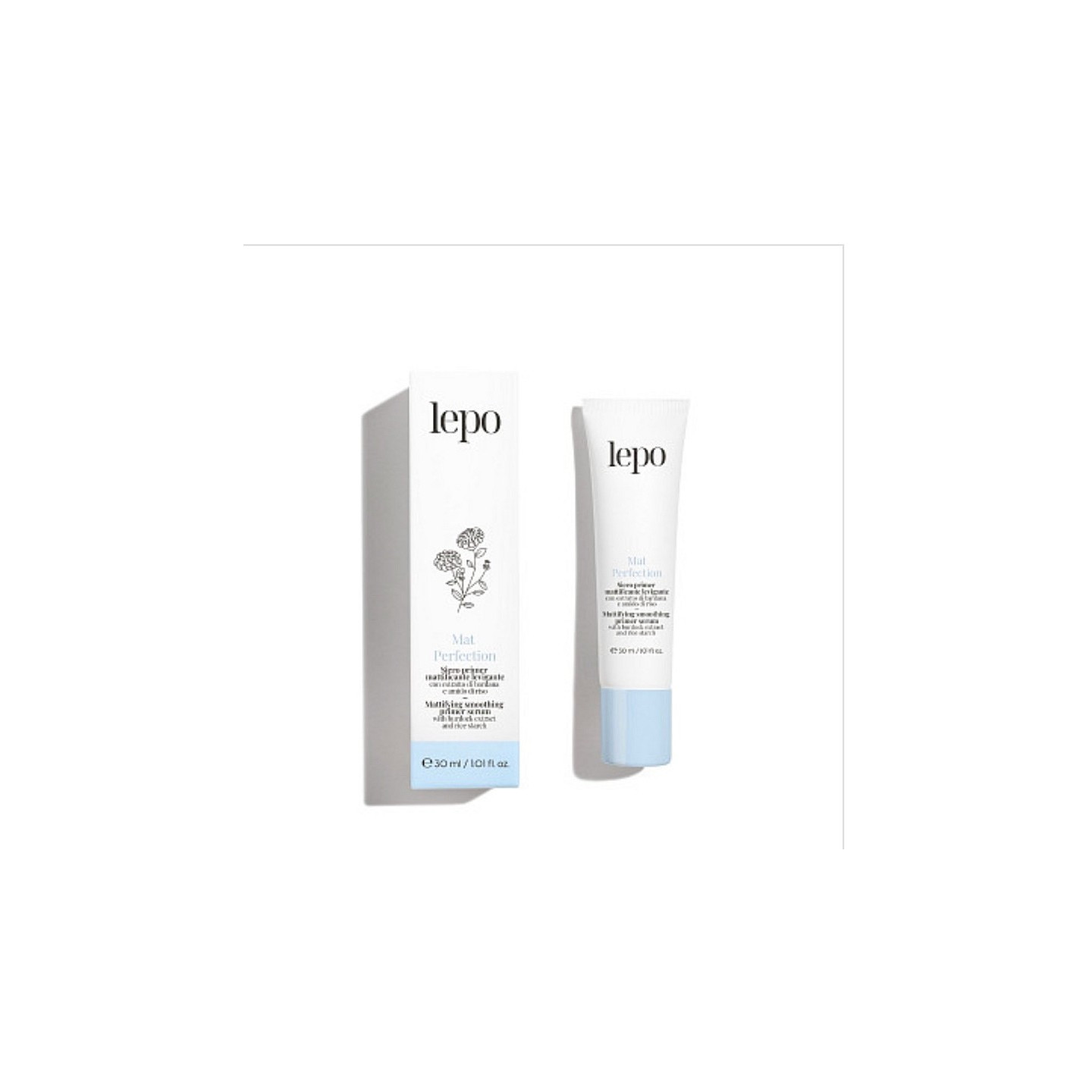 MAT PERFECTION Siero primer mattificante levigante con estratto di bardana e amido di riso
