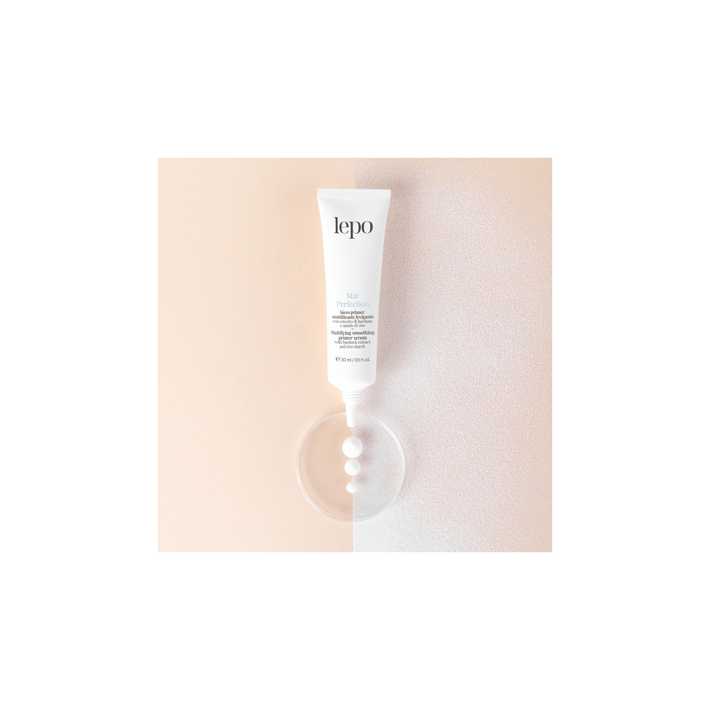 MAT PERFECTION Siero primer mattificante levigante con estratto di bardana e amido di riso