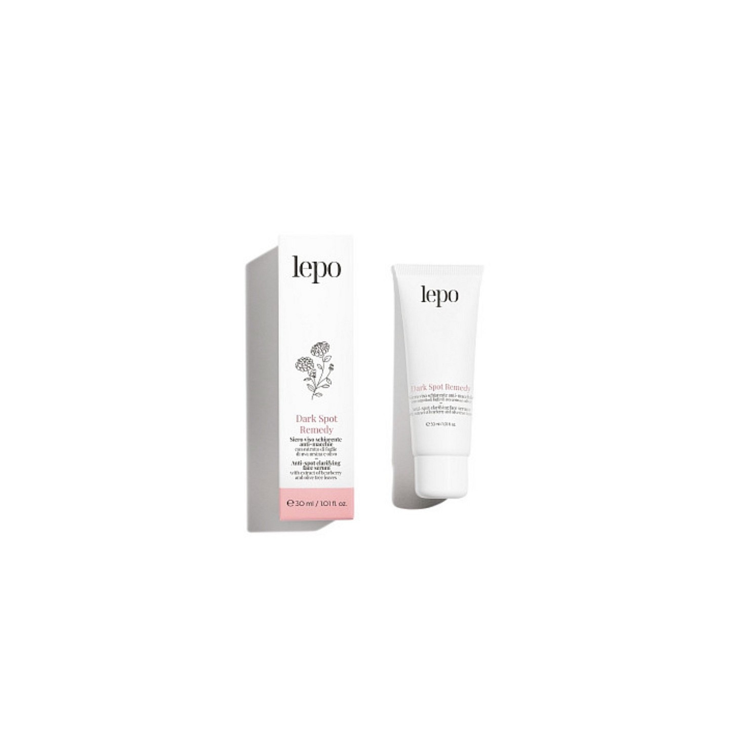 DARK SPOT REMEDY Siero viso schiarente anti-macchie con estratto di foglie di uva ursina e olivo