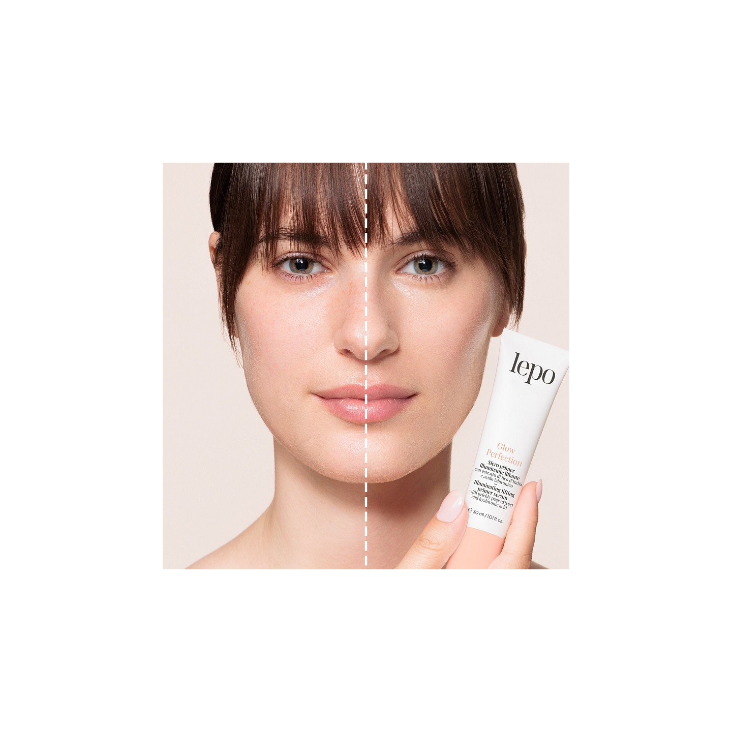 GLOW PERFECTION Siero primer illuminante liftante con estratto di fico d’India e acido ialuronico