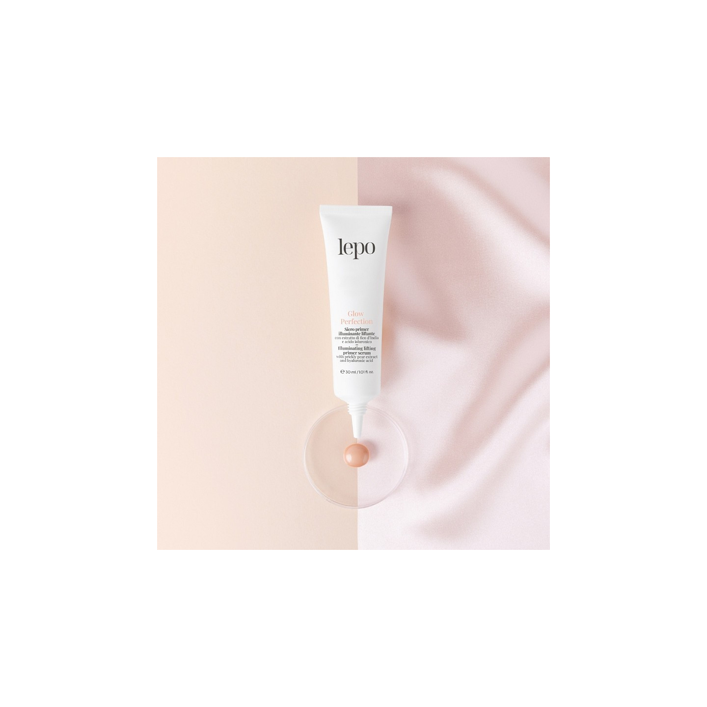 GLOW PERFECTION Siero primer illuminante liftante con estratto di fico d’India e acido ialuronico