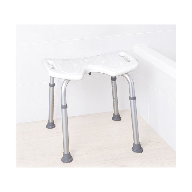 Shower seat with u-shaped seat - without backrest