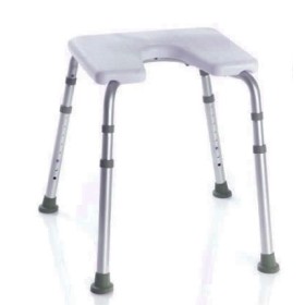 Asiento de ducha con asiento en forma de u - sin respaldo