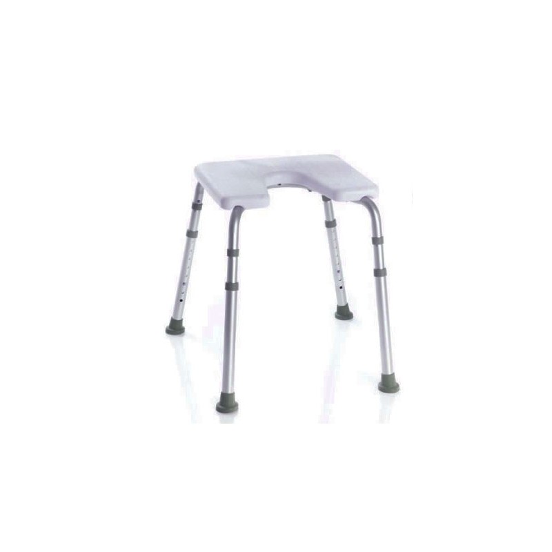Shower seat with u-shaped seat - without backrest