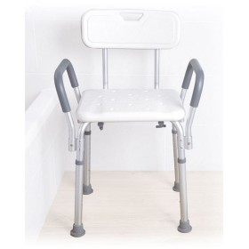 Douchezitje met rugleuning en armleuningen