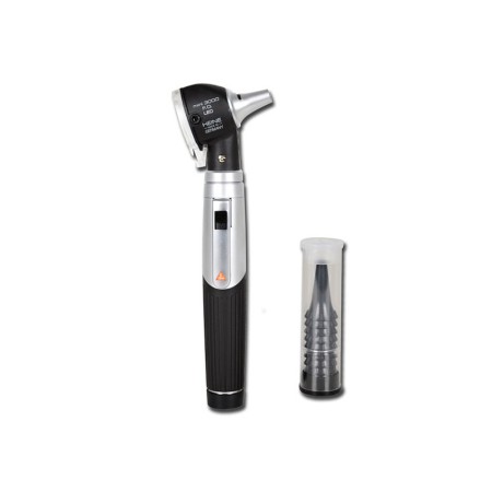 Otoscope à fibre optique heine mini 3000 led - noir d-008.70.110
