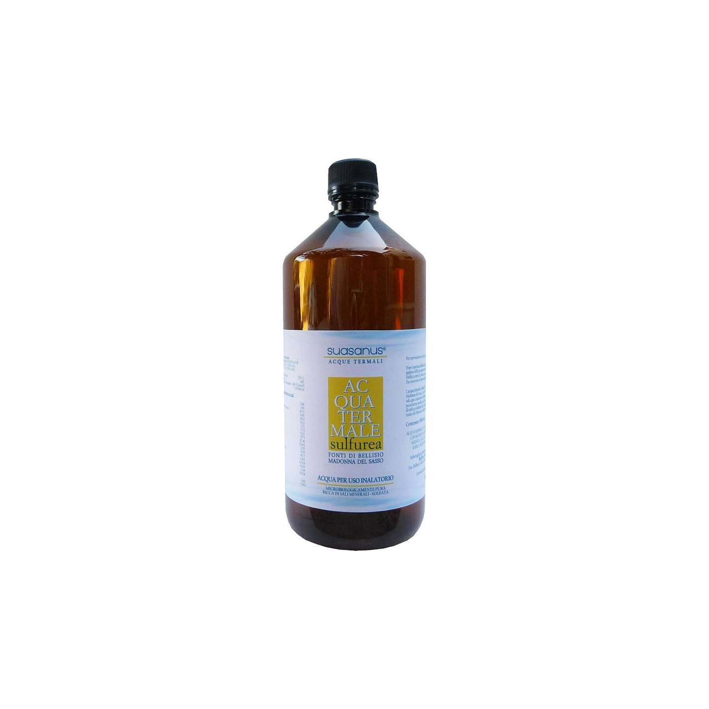 Acqua Termale Sulfurea Suasanus per uso inalatorio e aerosol 1000 ml