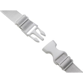 Heizkissen mit bezug - grau/hellblau