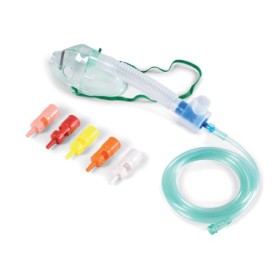 Weiche maske mit variabler konzentration und venturi-system - erwachsene