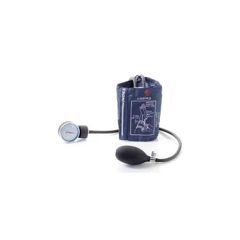 Matching aneroid sphygmomanometer - light blue
