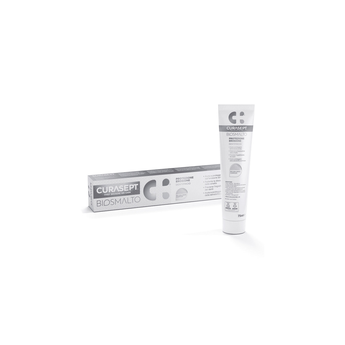 Biosmalto Dentifricio Protezione Erosione 75 ml Curasept