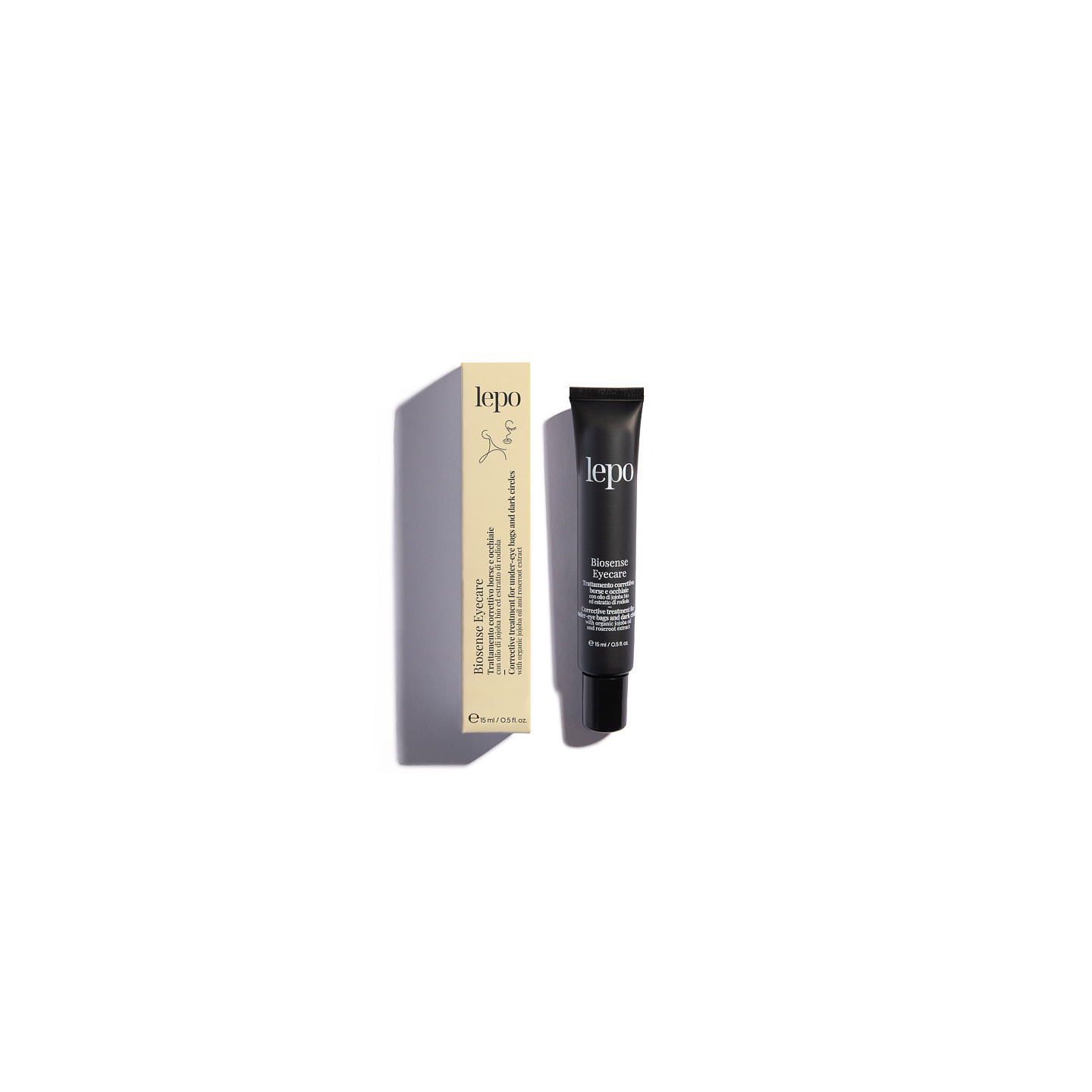 BIOSENSE EYECARE Trattamento correttivo borse e occhiaie con olio di jojoba e mandorle dolci bio