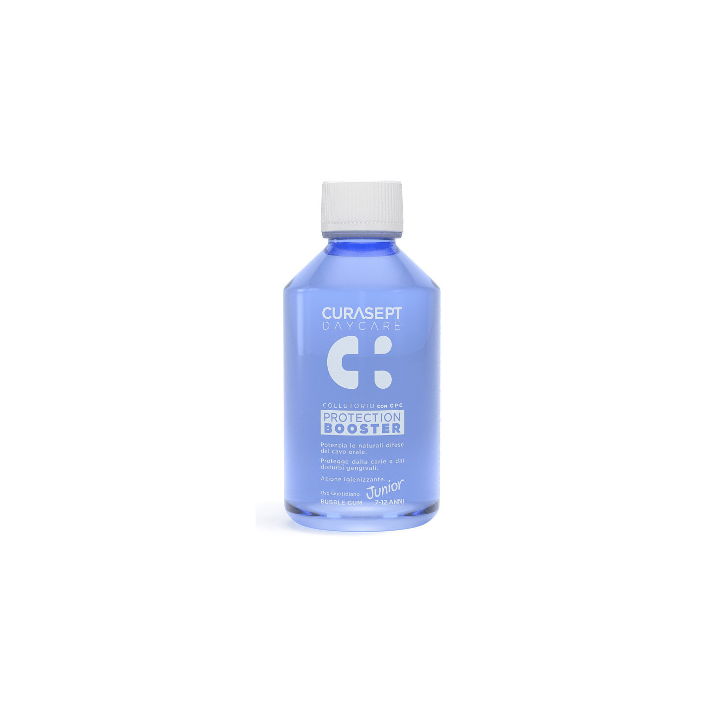 Curasept Daycare Protection Booster collutorio Junior gusto Bubble Gum