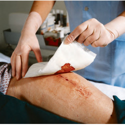 Zetuvit sterile tablets with high absorbency 10 x 20 cm - 25 pcs.