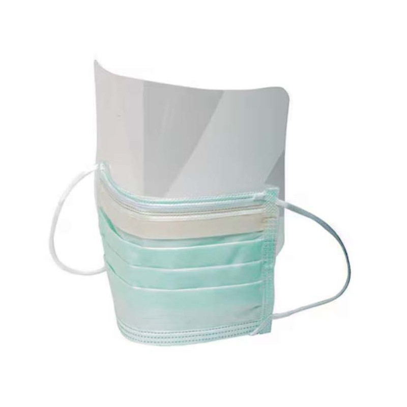 Splash visor maszkkal.