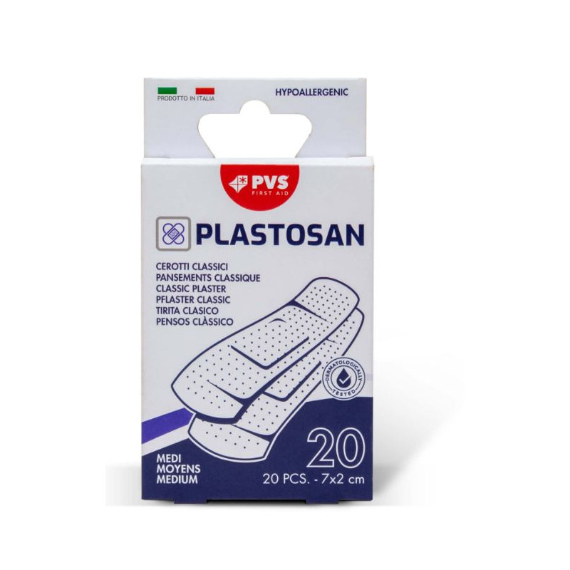 Plastosan caja de 20 tiritas 20x70 mm