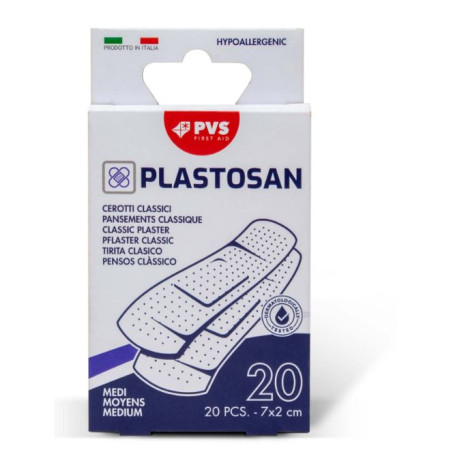 Plastosan krabice 20 náplastí 20x70 mm