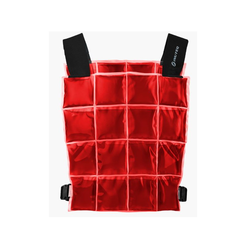 Sotto gilet refrigerato bc inuteq-pac pcm coolover rosso 29°c