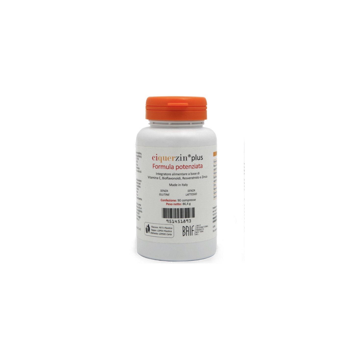 Ciquerzin Plus 90 compresse, integratore alimentare antiossidante formula potenziata