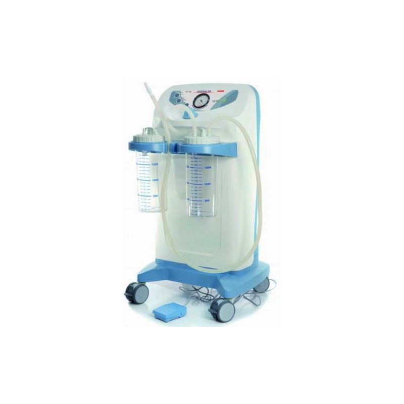 Nuevo aspirador quirúrgico hospivac br con 2 jarras de 2l y batería recargable