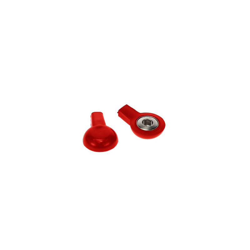 Adaptateur rouge 2mm pour boutons - femelle