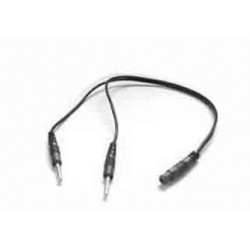 Cablu splitter negru (1 buc.)
