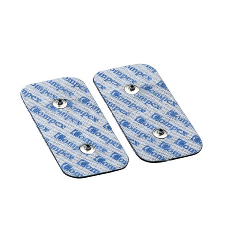 Compex 42216 performance snap électrodes à gros boutons 50x100 - 2 pcs