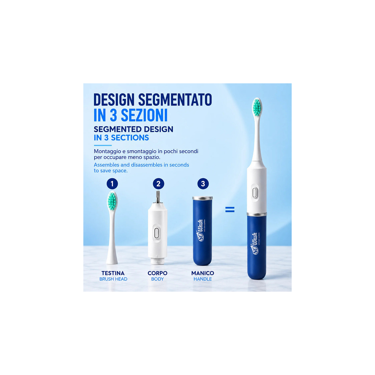 SoWash -Spazzolino Sonic Travel