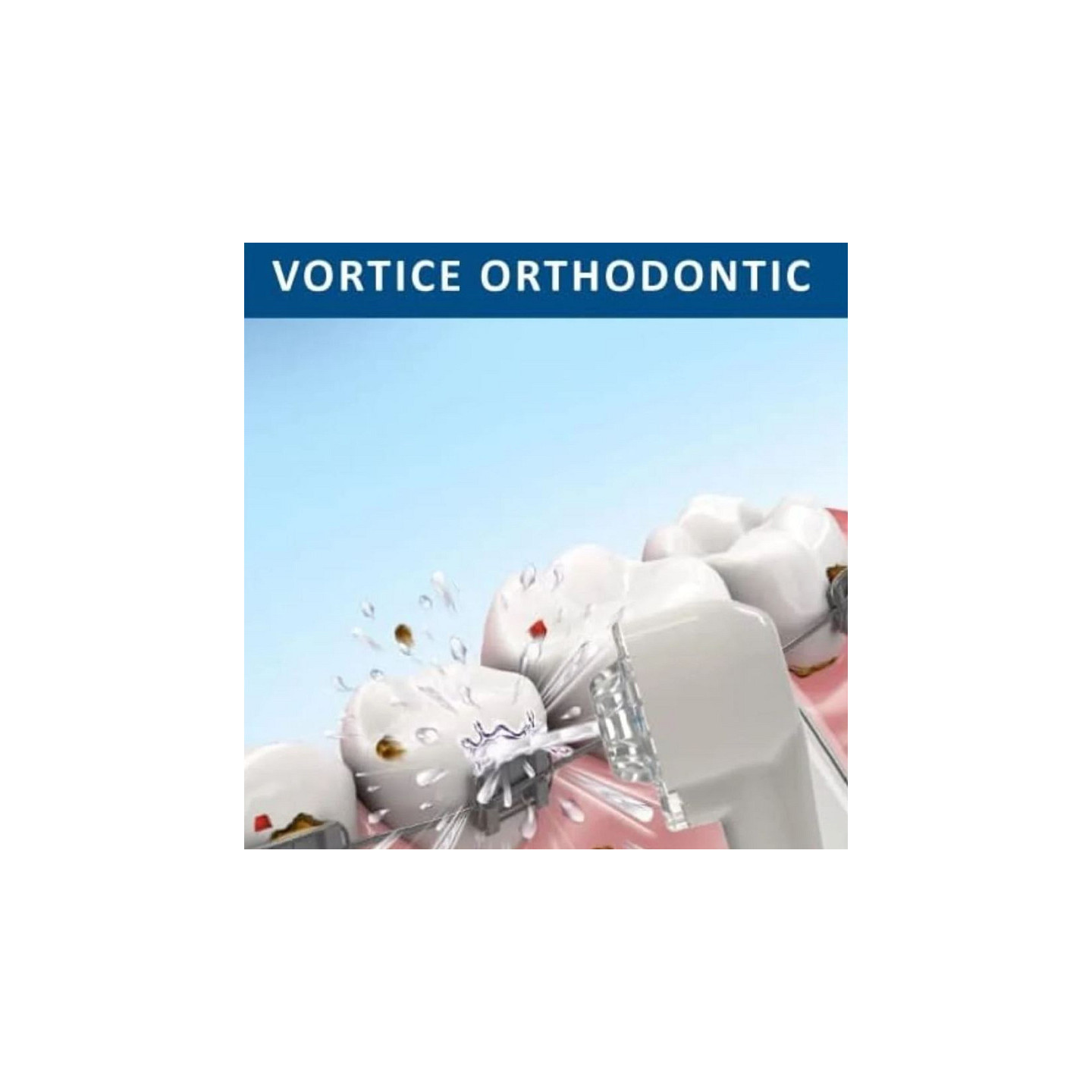 SOWASH Vortice Orthodontic — utbytesmunstycken, 2-pack