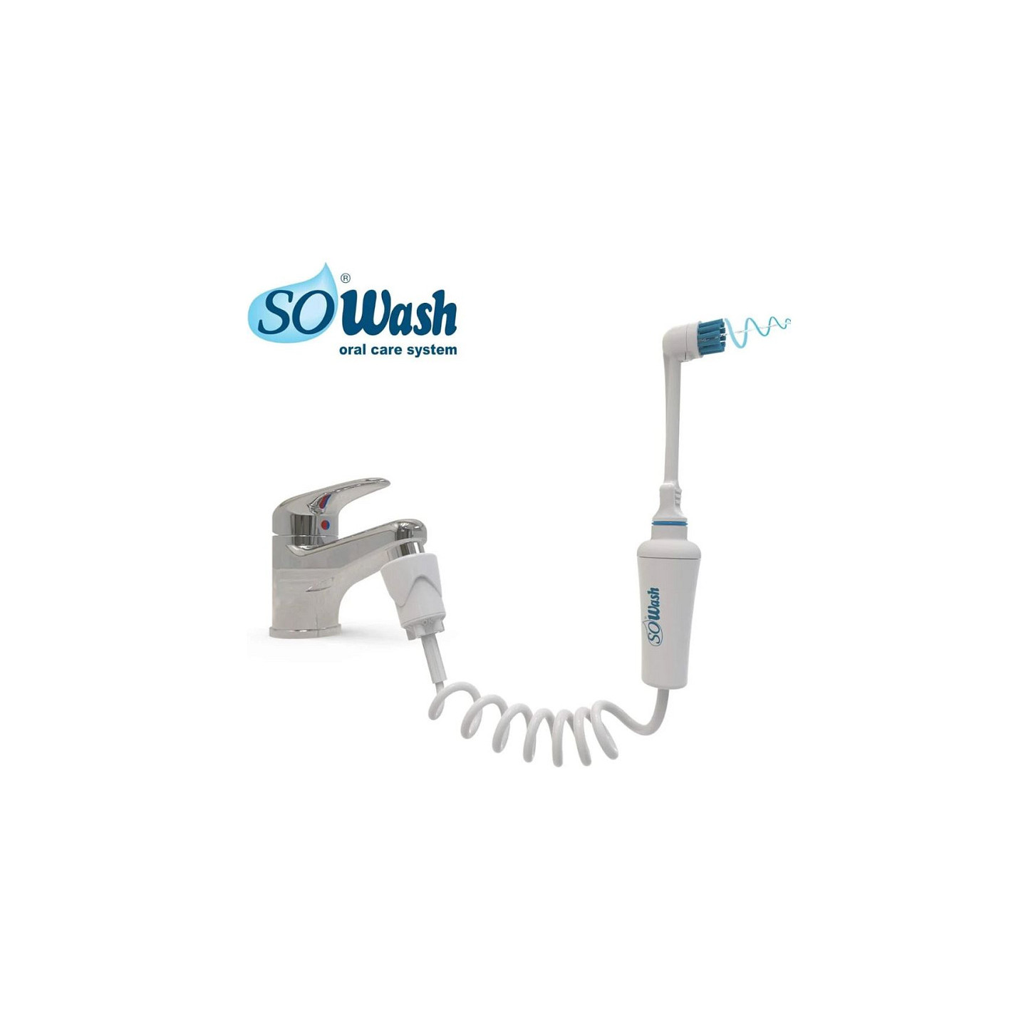 SOWASH Vortice Brush — boquillas de recambio — cerdas de dureza media — 4 unidades