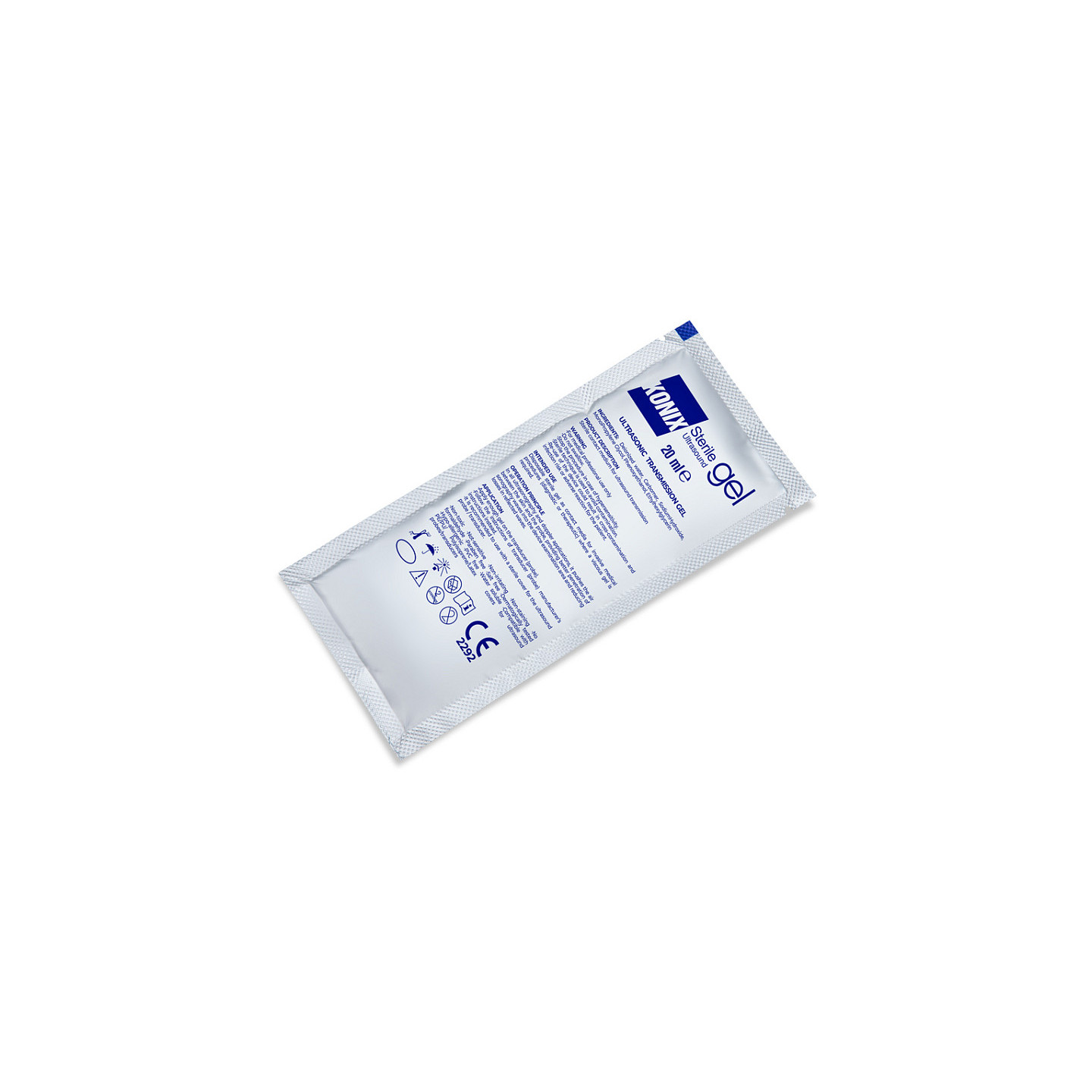 Transparentes Ultraschallgel - steriler 20ml Beutel - Packung 48 Stk.