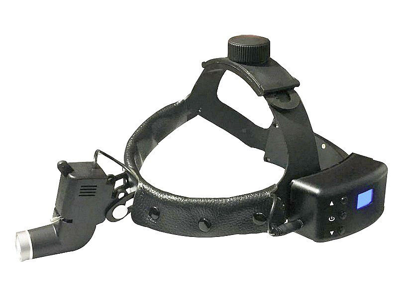 Óculos de proteção e lâmpadas de exame
